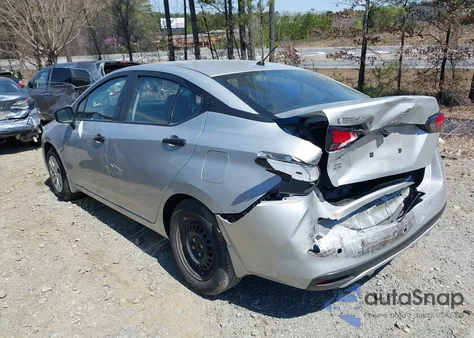 2022 Nissan Versa 1.6 S Xtronic Cvt из США, поврежденный, VIN 3N1CN8DV3NL842055